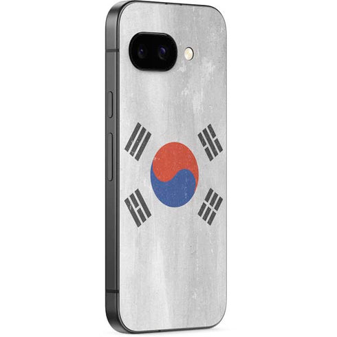 South Korean Flag Distressed Google Pixel 9a Skin